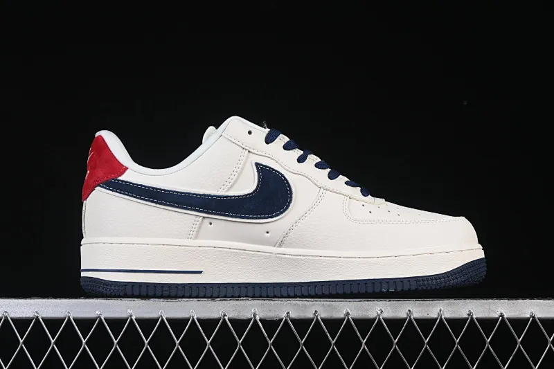 All Categories Nk Air Force 1 Air Force Series Nk Air Force 1 Low Air Force Low Nike Air Force 1'07 Low Blue Red Beige Blue Red Pig Eight Leather Air Force One Low Casual Shoes DD1982-326